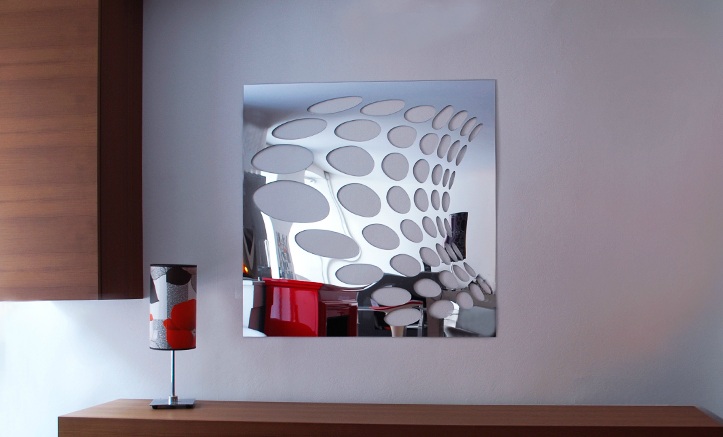 Exemple de miroir design / miroir décoratif