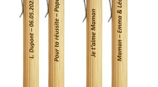 Stylos gravés