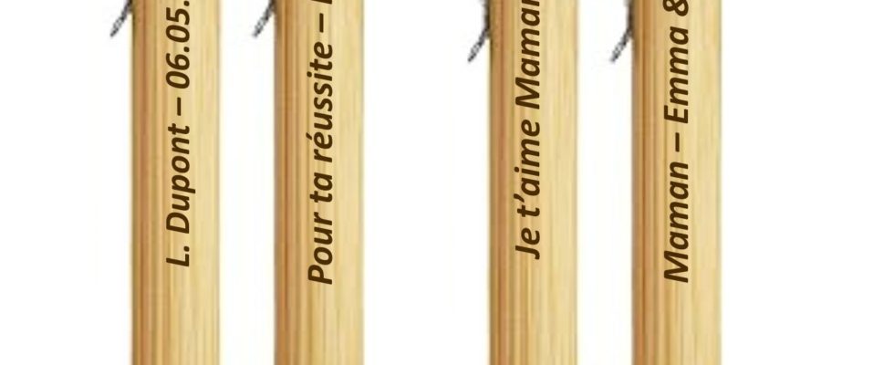 Stylos gravés