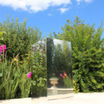 Miroir pot de fleur