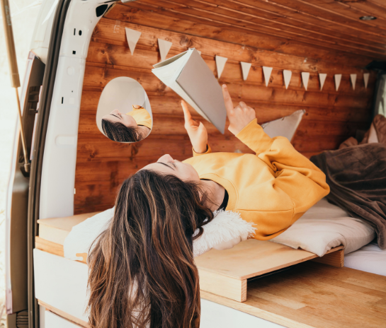 miroir camping car léger en acrylique