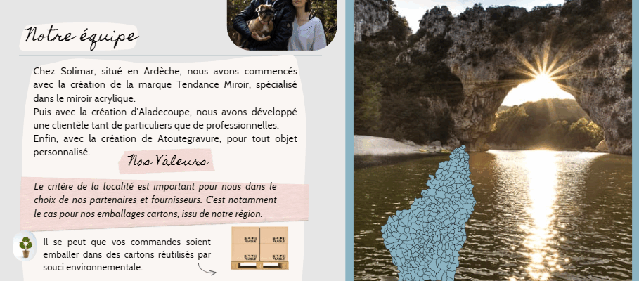Presentation solimar et les 3 marques