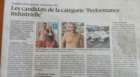 SOLIMAR en lice pour les Trophées de l’économie ardéchoise 2025