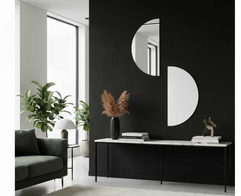 Miroir Demi lune