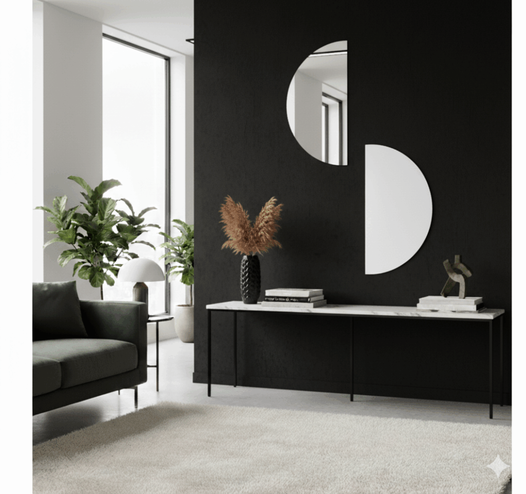 Miroirs demi cercle