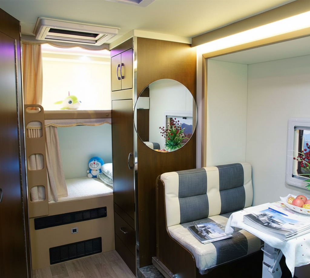 miroir camping car léger en acrylique