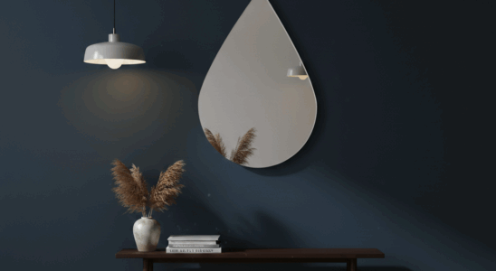 Miroir Nature Goutte d'eau