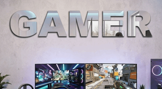 Miroir lettres gamer