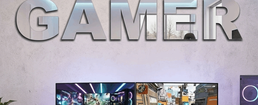 Miroir lettres gamer