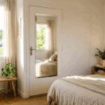 Porte de placard miroir