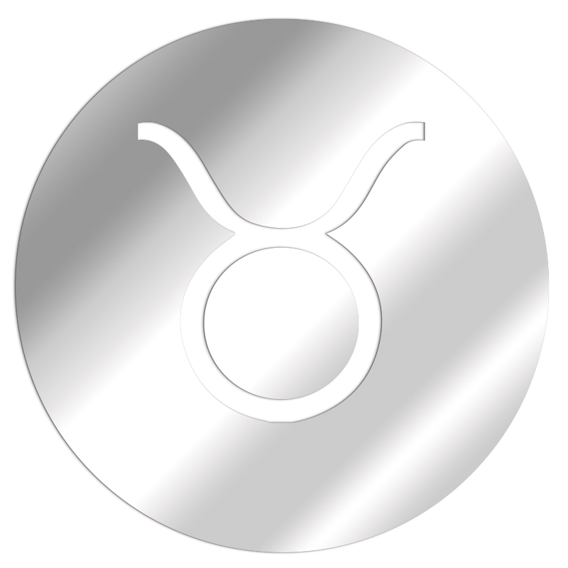 Miroir astrologique Taureau pour une décoration murale personnalisée