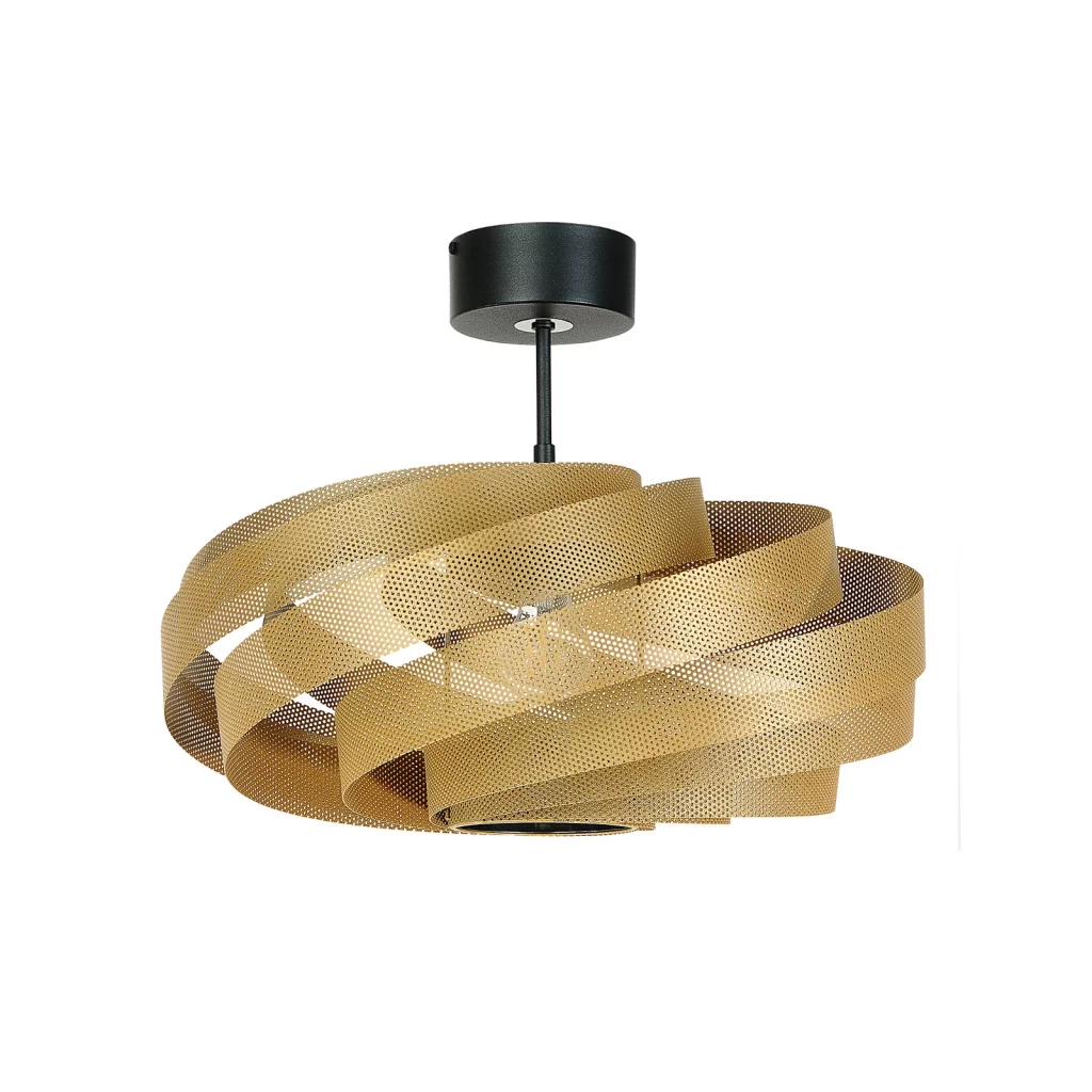 Plafonnier Vento, doré, Ø 50 cm

