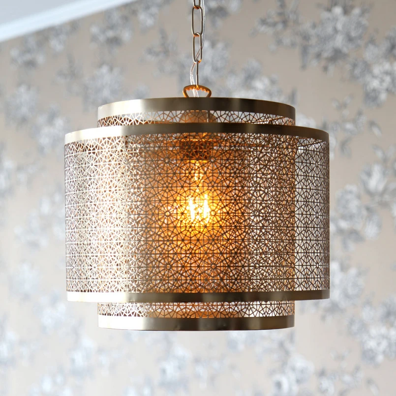 By Rydéns Hermine suspension, laiton luminaire.fr