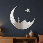 Miroir décoratif Mosquée dans la Lune pour décoration orientale