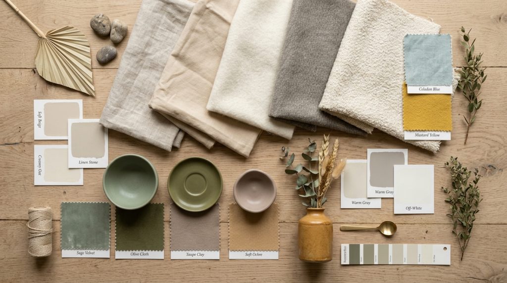 Palette de couleurs vierge
